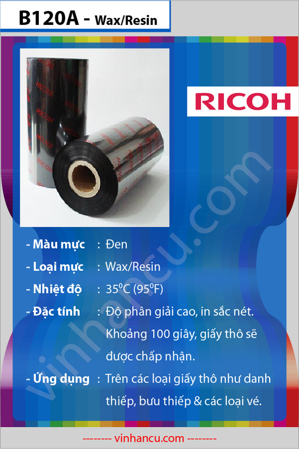 Chọn mua Ricoh Wax Resin B110A cao cấp
